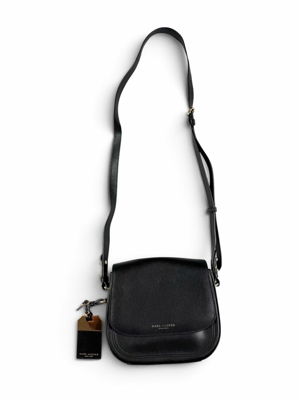 Marc Jacobs Mini Rider Leather Crossbody Bag Black Purse